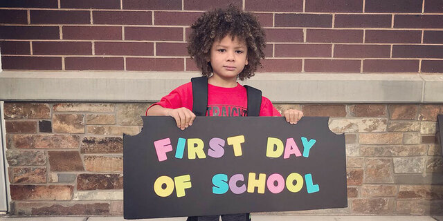 First day of kindergarden