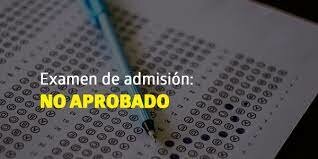 No pasar el examen en la BUAP
