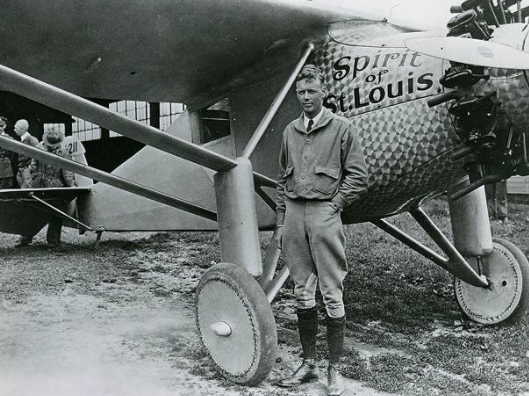 Charles Lindbergh completes solo flight across the Atlantic