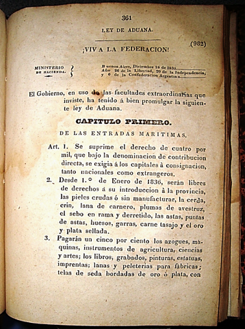 Ley de Aduanas