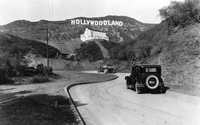 The Hollywood sign