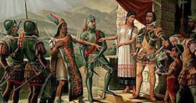 Llegada de Cortés a Mesoamérica