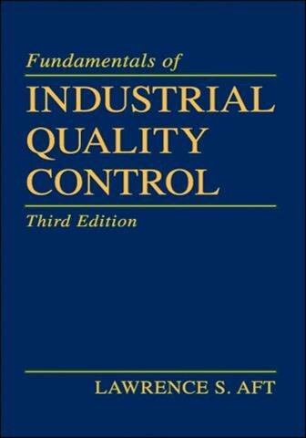 Publicación del libro Industrial Quality Control