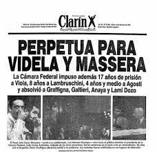 Sentencia a miembros de las Fuerzas Armadas