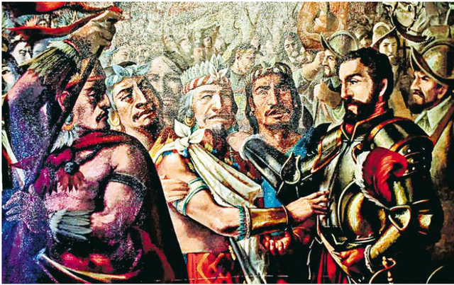 Llegada de Cortés a Mesoamérica