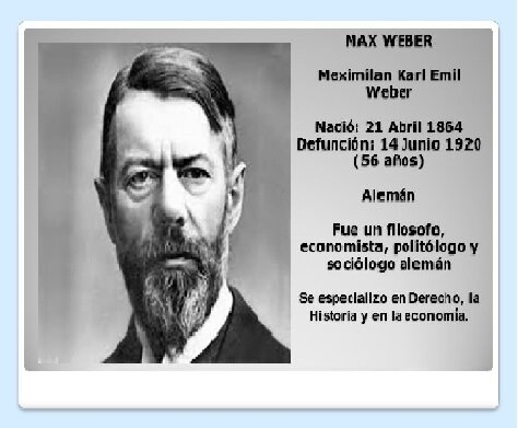 Max Weber: Teoría de la burocracia