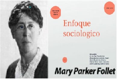 Mary Parker: Madre de la gestión moderna