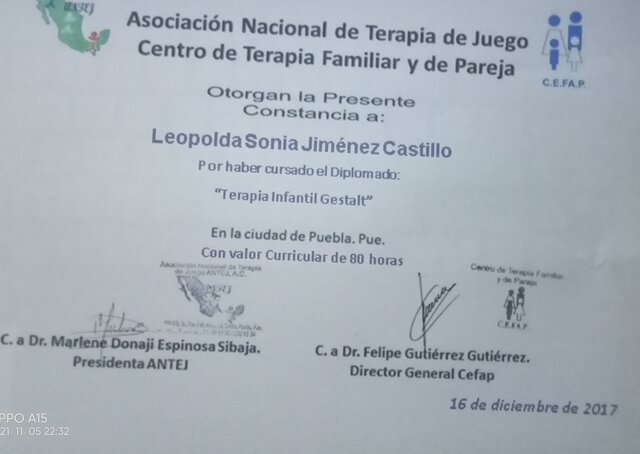 Diplomado Terapia Gestalt Infantil