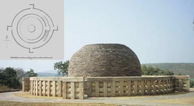 stupa n°2 de Sanchi