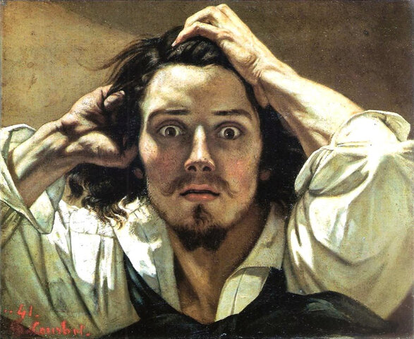 Autoritratto, Uomo disperato (Courbet)
