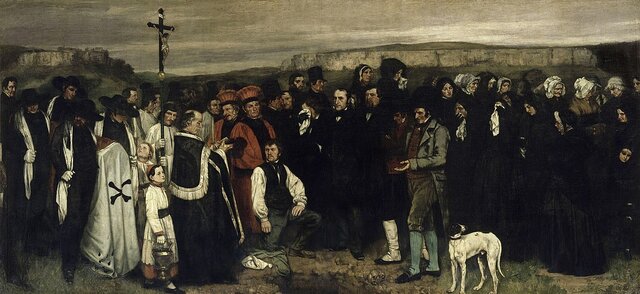 Il funerale di Ornans (Courbet)