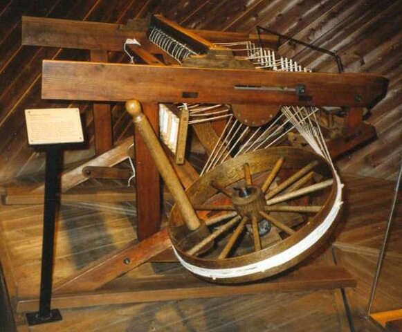 Creación de la Spinning Jenny por James Hargraves.
