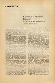 Ley sobre la reforma de la Enseñanza Primaria