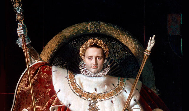 Entronización de Napoleón I como Emperador.