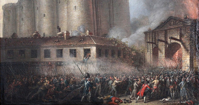 The taking over of the bastille