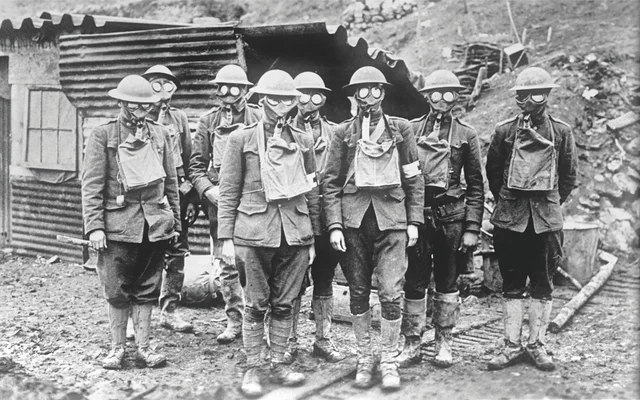 I tedeschi usano il gas a Ypres