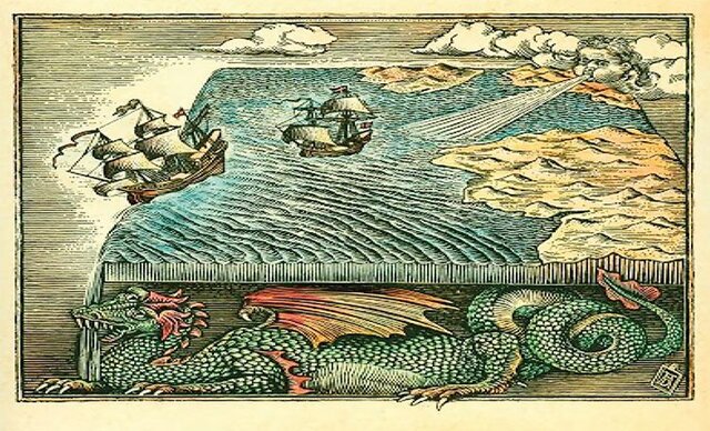 Passagem do Cabo Bojador /Cabo do Medo