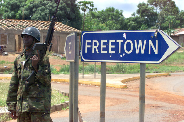 The RUF's attack on Freetown
