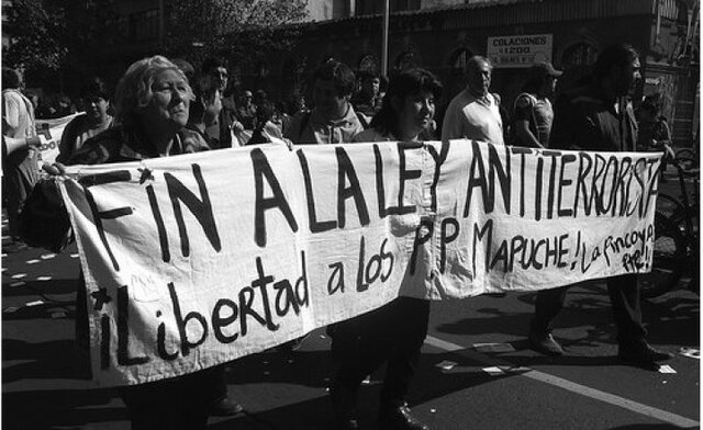 Acto contra la ley Antiterrorista