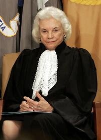 Sandra O'Connor is elected the first female supreme court justice