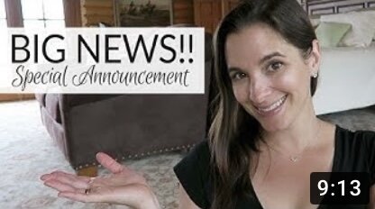 *Announces 2nd pregnancy