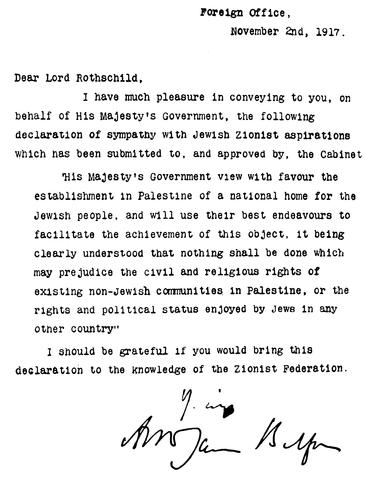 Balfour Declaration