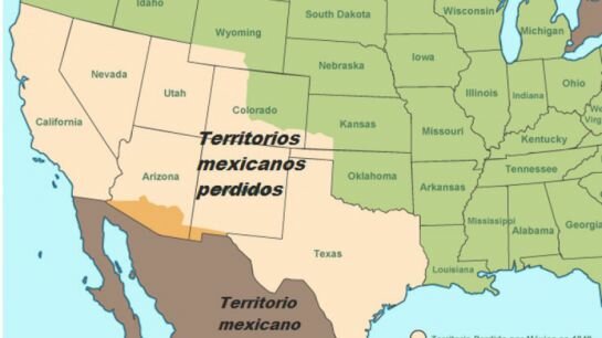 Se vendió más de la mitad de territorio de México
