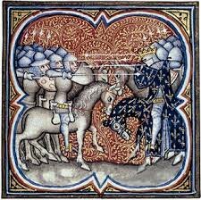 La Batalla de Poitiers.