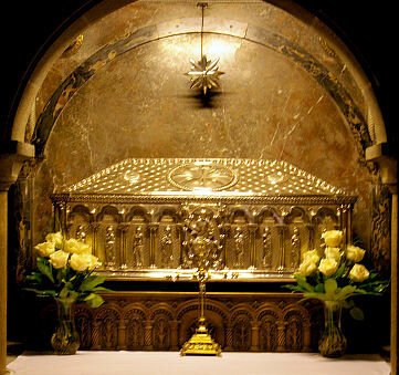 La invención del sepulcro del apóstol Santiago.