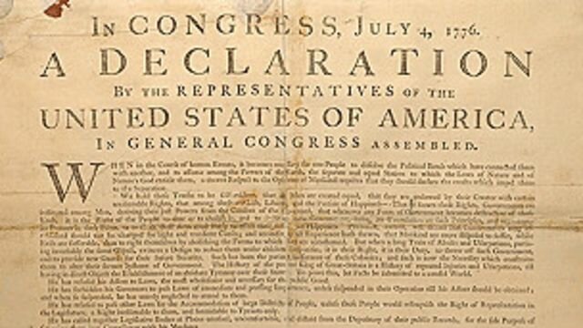 Declaración de Independencia de EEUU