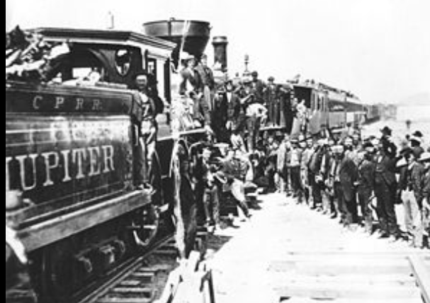 Ferrocarril transcontinental en EE UU