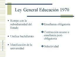 Ley General de educación (LGE)