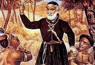 Cesión de las reducciones jesuíticas a Portugal a cambio de la entrega de la colonia de  Sacramento.