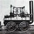Locomotora de George y Robert Stephenson para el traslado de mercancías