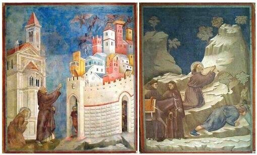 El cambio en el arte y Giotto di Bondone