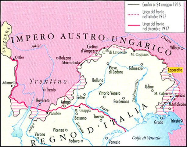 1917 La sconfitta di Caporetto