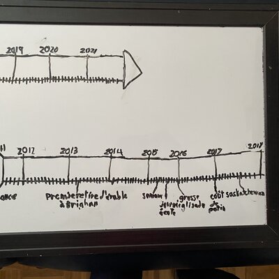 Timeline: Éli et le Québec (depuis 2011)