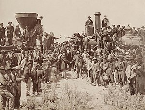 Ferrocarril transcontinental en EEUU.