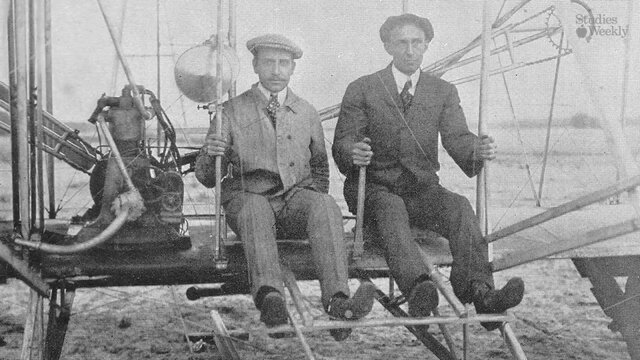 Primer vuelo en aeroplano de los hermanos Wright