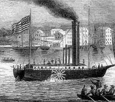 Barco de vapor comercial de Robert Fulton