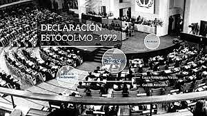 Primera gran Cumbre Internacional sobre cuestiones ambientales, en Estocolmo.