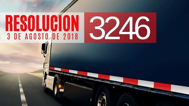 RESOLUCIÓN 3246 DEL 2018