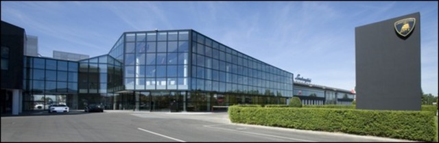 The Lamborghini building.
