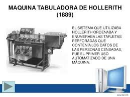 Maquina tabuladora de Hollerith