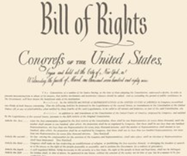 La constitución de Estados Unidos de América y la carta de derechos (1787-1791)