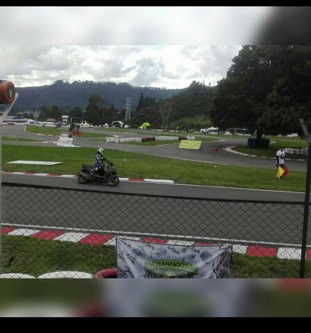 Primera vez participando en una carrera de motos