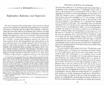 Explanation, Reduction, and Empiricism