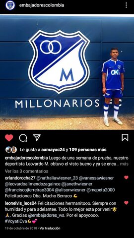 Contrato con millonarios