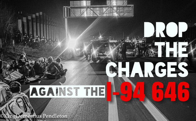 Many students and teachers with unions arrested as part of the I-94 mass arrest of 646+ protesters