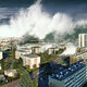 1tsunami waves city